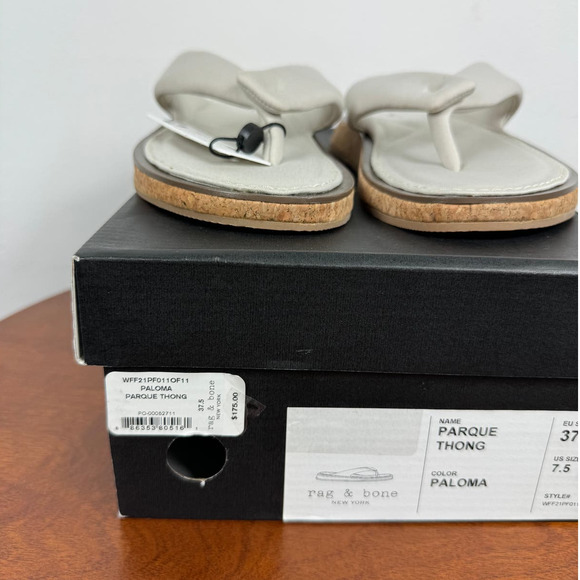rag & bone Parque Thong Sandals in Paloma Size 7.5 - Picture 9 of 9